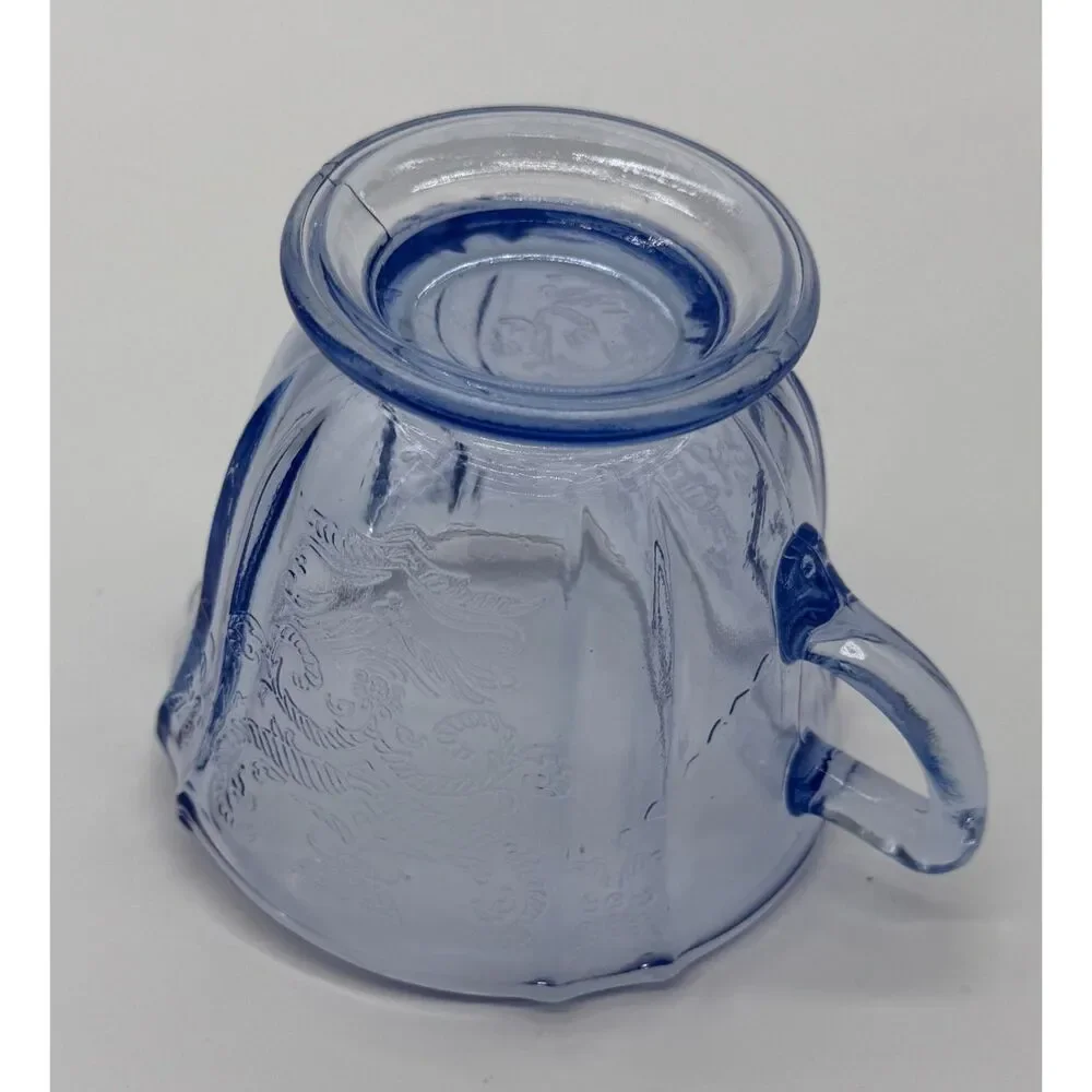 Vintage Recollection Blue Creamer by Indiana Glass